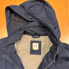 GAP ネイビー ウィンドブレーカー フード付き　90の画像