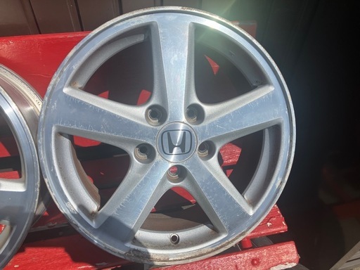 HONDA 純正ホイール　 PCD114 5H 16インチ　6.5J インスパイア装着　タイヤサイズ　205/60 16 中古　小傷・汚れ有り　歪みなし