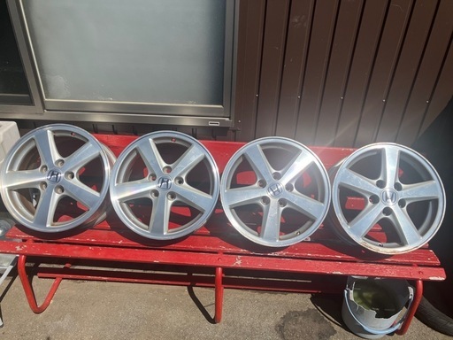 HONDA 純正ホイール　 PCD114 5H 16インチ　6.5J インスパイア装着　タイヤサイズ　205/60 16 中古　小傷・汚れ有り　歪みなし