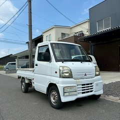 総額18.0万円★4WD★Tベル交換済★5MT★平成11年式 三菱ミニキャブトラック 4WD(U62T)12.5万キロ 車検令和9年9月ホワイトの画像