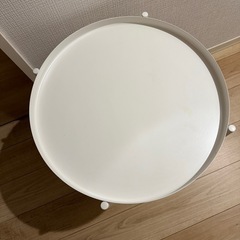 IKEA トレイテーブル ホワイトの画像