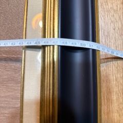 額縁 黒と金の油彩額縁 約40x30cmの画像