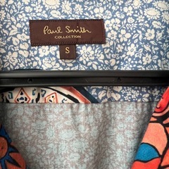 Paul Smith ポールスミス　半袖柄シャツ S の画像