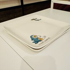 モフサンド　スクエアプレート　サメにゃんの画像
