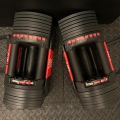 可変式ダンベル41.5キロ×2 ダンベルマットセットの画像