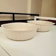グラタン皿　２つ　未使用品の画像