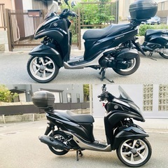 ヤマハトリシティ125 便利なリアボックスつき^_^♪の画像