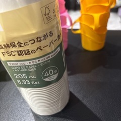 カラフル⭐︎紙コップホルダー　の画像
