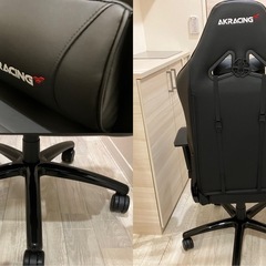 AKRACING ゲーミングチェア ブラック 黒 OVERTUREの画像