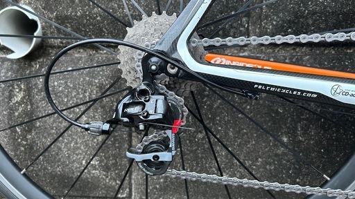 【フルカーボン】新品タイヤ付 7.7kg FELT AR4 サイズ58