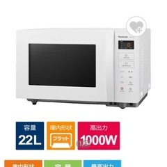 【引取日限定】Panasonic 電子レンジの画像