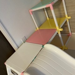 ジャングルジム　滑り台　赤ちゃん　子供　おもちゃの画像