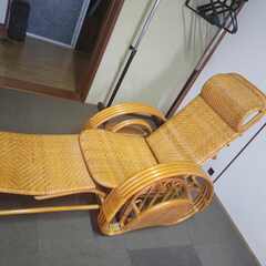 リクライニングラタン座椅子の画像