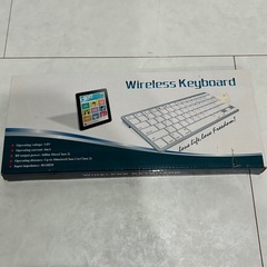 Wireless Keyboard ワイヤレスキーボード ブラック 未使用の画像