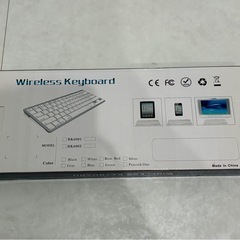 Wireless Keyboard ワイヤレスキーボード ブラック 未使用の画像