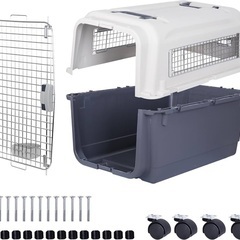  【新品未使用】大型犬用クレート JungleA製／引き取り限定の画像