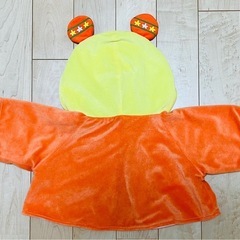 うーたん なりきり ポンチョ コスプレ ベビー 80 いないいないばあ 90 冬の画像