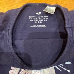 98/104 H&M エルサワンピースの画像