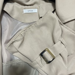 2pinkのバックプリーツトレンチコートです☺️の画像