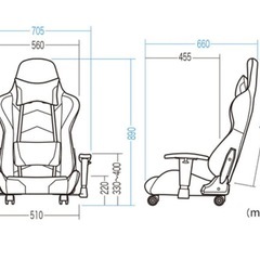 早期引き渡し優先　ゲーミング座椅子の画像