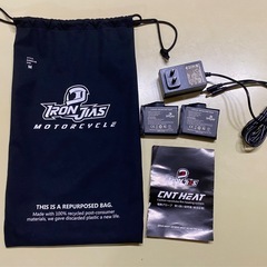 IRON JAS 電熱グローブ M ブラック 中古品の画像