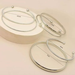 シルバー ブレスレット 6本セットの画像