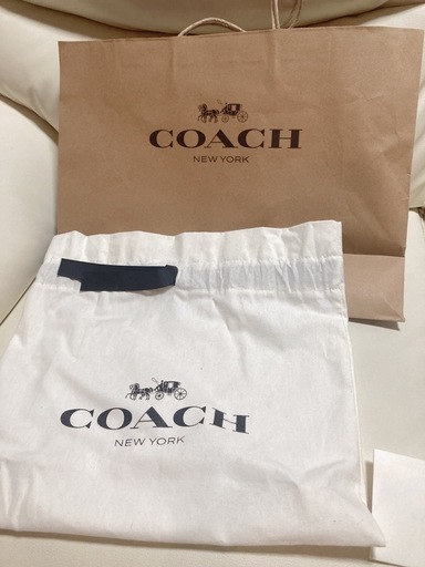 新品未使用　COACH ネイビー ショルダーバッグ