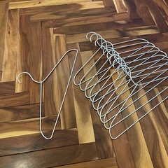 無印アルミハンガー10本セットの画像