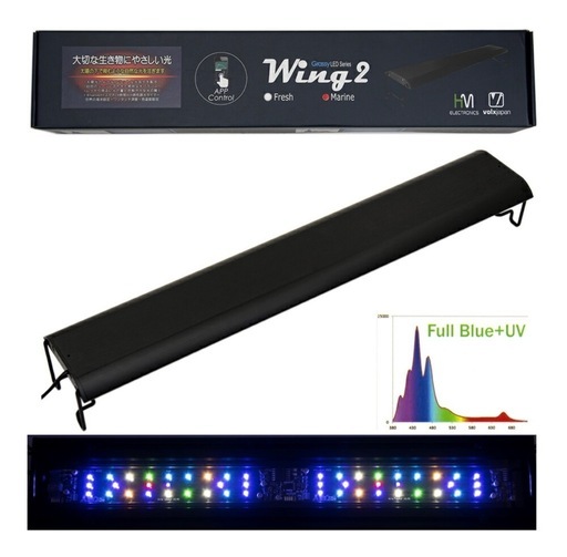 サンゴ　海水魚　照明　グラッシー　wing2