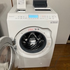 未使用に近い　パナソニック　2023年購入　LX125AL ドラム式洗濯乾燥機の画像