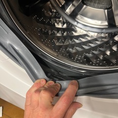 未使用に近い　パナソニック　2023年購入　LX125AL ドラム式洗濯乾燥機の画像