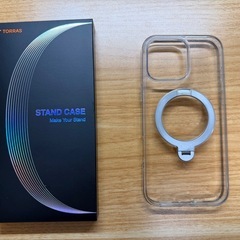 
iPhone16 Pro Max用クリアケース （TORRAS）360度スタンドの画像