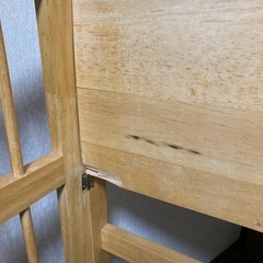 折りたたみの出来る棚の画像