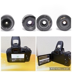 ⭐️バッグ付き⭐️ 美品⭐️Canon EOS Kiss X9 ダブルレンズセット ダブルズームセット 初心者 望遠レンズ 運動会 スポーツ 自撮り Wi-Fi Bluetooth の画像
