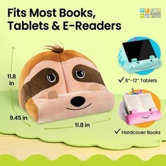 新品★ナマケモノ　タブレットスタンド　ポケット付き　枕　の画像
