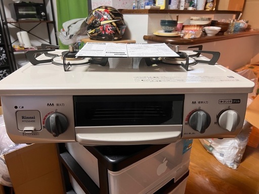 リンナイ製 グリル付きガステーブル