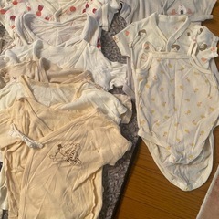 50〜70サイズ肌着、コンビ、長肌着20着の画像