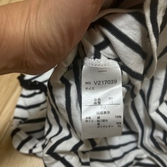 apres les cours✨ボーダー柄ワンピース風トップス✨長袖Tシャツ✨の画像
