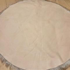 洗える 円形ラグ 100×100cm 北欧 ラグマット カーペット ふわふわ シャギーラグの画像