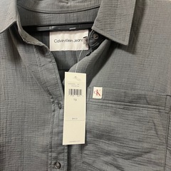 【新品タグ付き】定価$99 Calvin Klein カルバンクライン長袖シャツの画像