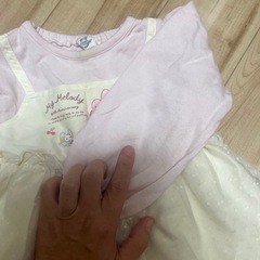 RELA✨しまむら✨完売人気✨マイメロふりふりトレーナー風トップス✨レース✨の画像