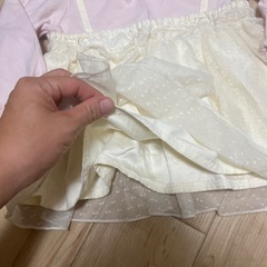 RELA✨しまむら✨完売人気✨マイメロふりふりトレーナー風トップス✨レース✨の画像