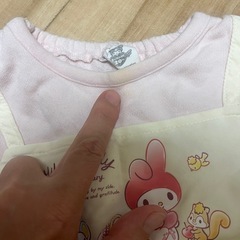 RELA✨しまむら✨完売人気✨マイメロふりふりトレーナー風トップス✨レース✨の画像