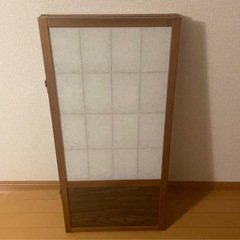 和風 木製 三連パーテーション 衝立　間仕切りの画像