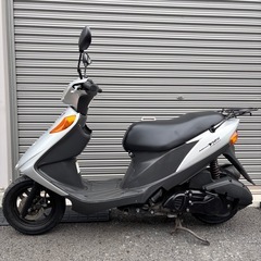 4301.低走行で即戦力　アドレスv125 人気小型　ミラー新品　千葉県柏市　即日配送、自走引き取りも可能の画像