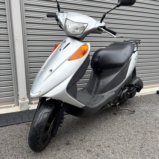 4301.低走行で即戦力　アドレスv125 人気小型　ミラー新品　千葉県柏市　即日配送、自走引き取りも可能