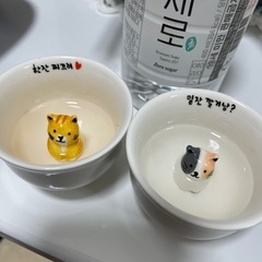 ソジュ グラス ショットグラス カカオフレンズ 猫 の画像