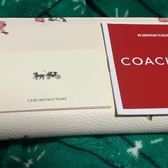 COACH 花柄　長財布の画像