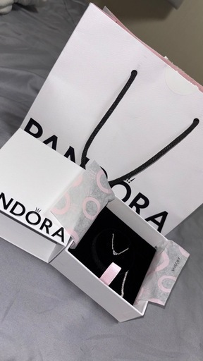 Pandoraネックレス 美品 レシートあり