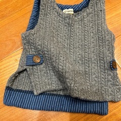 新品　ニットベスト　90の画像